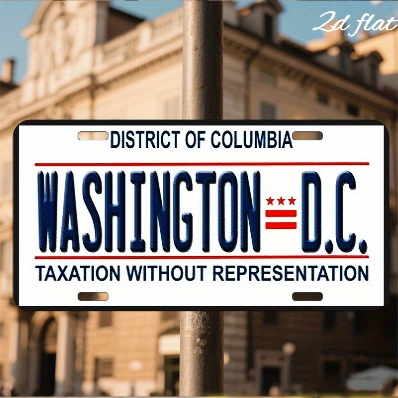 [2D Flat] 1pc Washington D.C.  - Home Bar Signs ulasan dan harga