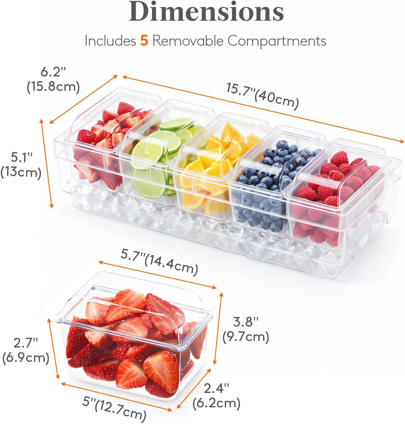 Homiva Store Lifewit Chilled C - Garnish Tray Set ulasan dan harga