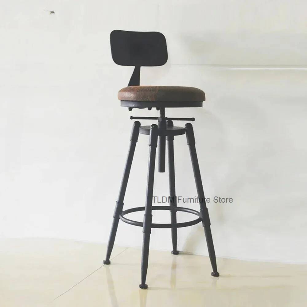 Retro Iron Bar Chair Counter S - Home Bar Seating ulasan dan harga