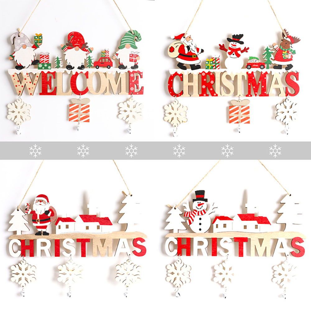 Wooden Christmas Hanging Penda - Home Bargains ulasan dan harga