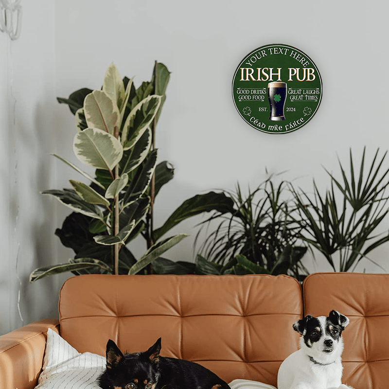 CustomIrish Pub Personalized M - Home Bar Signs ulasan dan harga