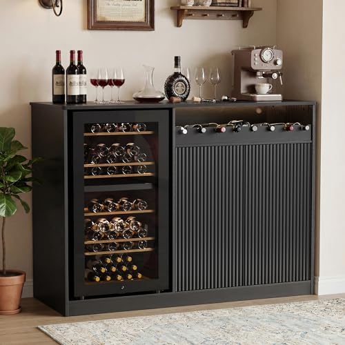 53 Inch L-Shape Contemporary B - Home Bar And Fridge ulasan dan harga