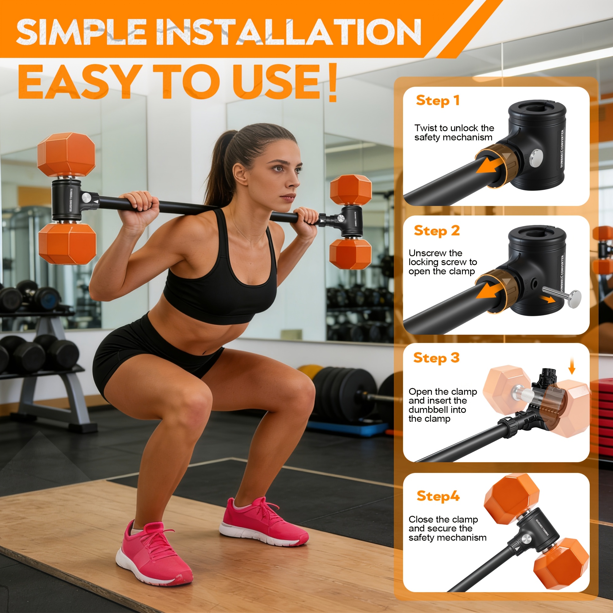 Dumbbell Converter - Converts  - Home Bar Set ulasan dan harga