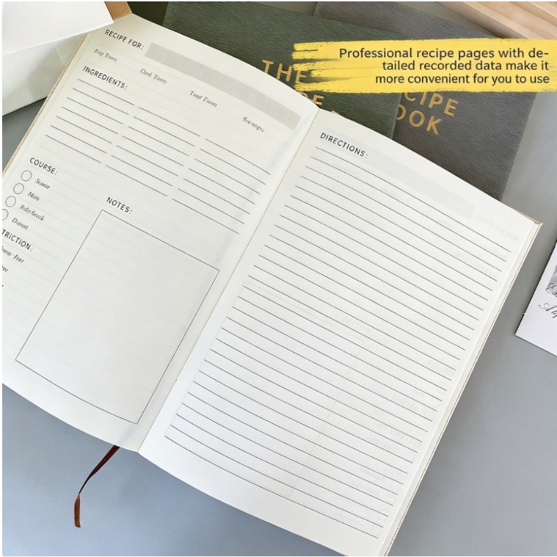 A5 Hardcover Recipe Book - Cus - Cocktail Recipe Book ulasan dan harga
