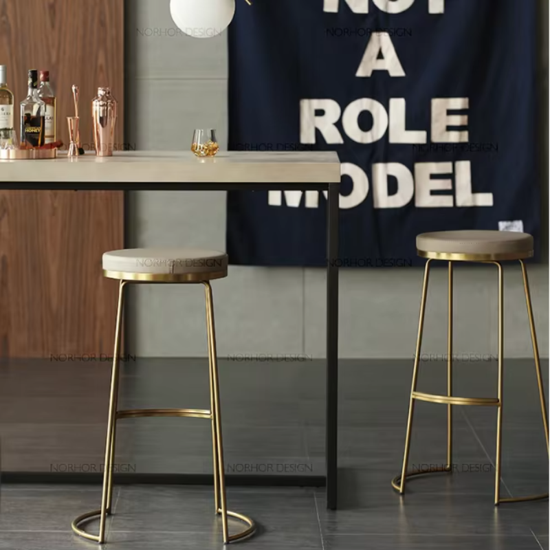 Nordic Iron Bar Stool Adjustab - Home Bar Set ulasan dan harga