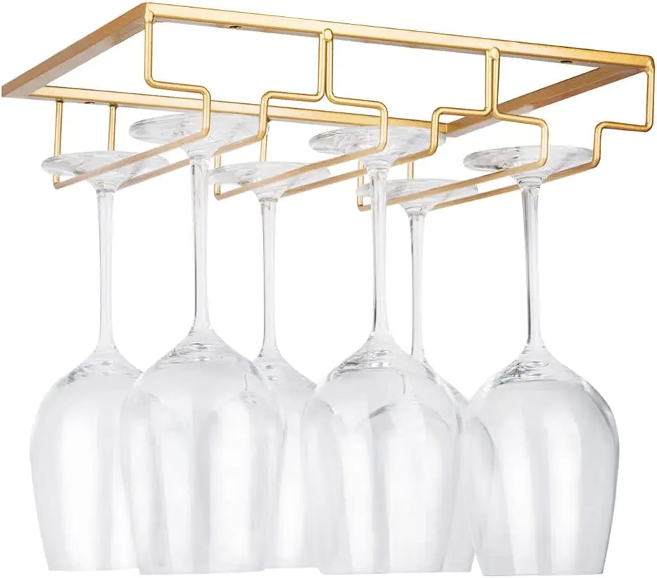 Wine Glass Hanger Rack for Bar - Home Bar And Cabinet ulasan dan harga