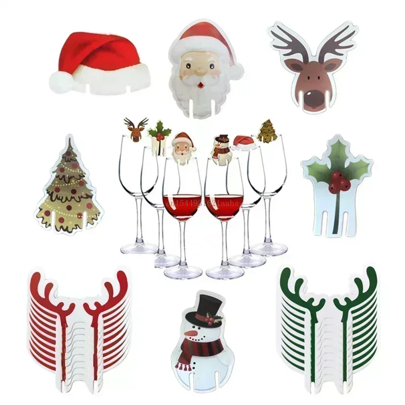 10/20/30PCS Christmas Cup Card - Cocktail Recipe Book ulasan dan harga