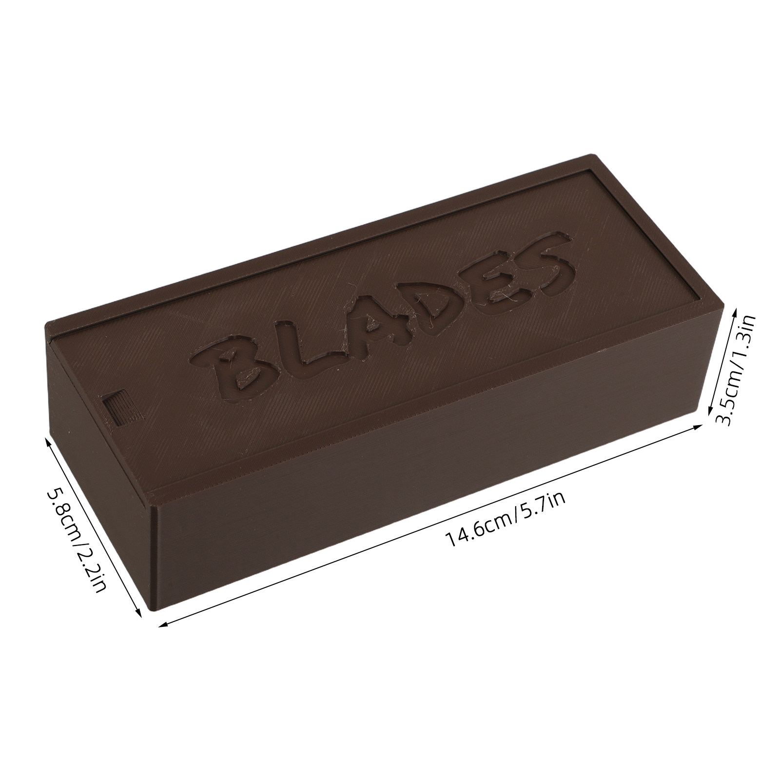 Plastic Brown Blade Storage Do - Home Barber ulasan dan harga