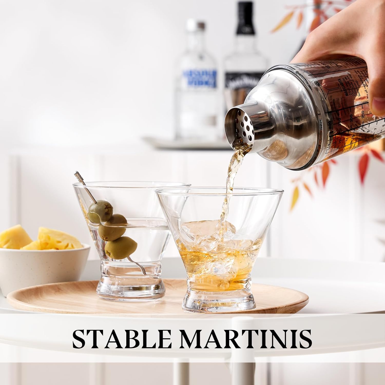 Stemless Martini Glasses Set o - Home Bar Set ulasan dan harga