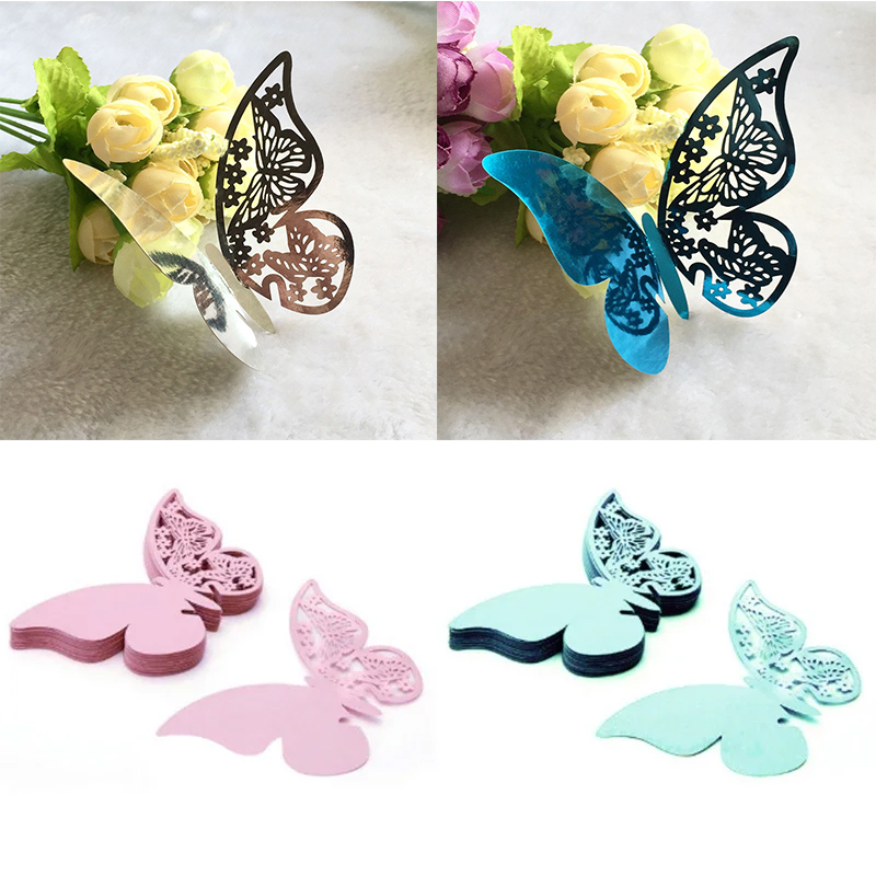 50Pcs/lot 3D Butterfly Party C - Cocktail Recipe Book ulasan dan harga